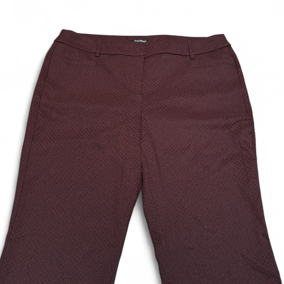 Roz & Ali - Burgundy Dress Trousers - Picture 3 of 5